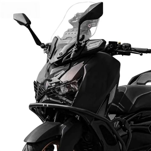Grille phare X-MAX 300 2023-2024 : cache-phare finition carbone - 4