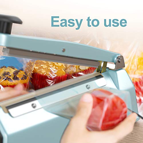 image for SibyTech 16-inch Impulse Bag Sealer, Manual Heat Sealer Machine for Pl