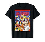 Super Mario Dr Mario Retro NES Game Cover Poster T-Shirt