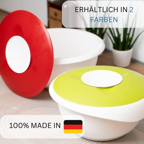 Westmark Bowl Mezclador 2 Piezas con Tapa 3.5 L Gris Oscuro/Rojo miniatura 6