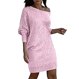 Vestidos De Fiesta Mujer Elegantes Monos De Vestir para Bodas Mangas Largas Boho Trajes Coctel Ceremonia Sexy Lentejuelas Novia Chic Comunion Vestir Ropa 2#Rosa XL