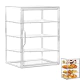 【Présentation Élégante pour Usage Domestique ou Pro】Idéal comme presentoir a gateau fonctionnel, cette vitrine convient aussi bien à la maison qu'en milieu professionnel. Son format compact s'intègre sur tous les comptoirs tout en préservant la fraîcheur et l'esthétique de vos produits de boulangerie.