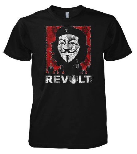 Chameleon Clothing Geek Hacker - Anonymous Revolt? 701499 T-Shirt M