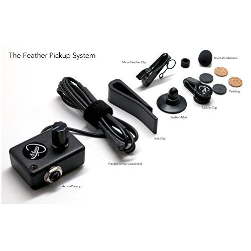 Myers Pickups The Feather Modern Violin Pickup with Flexible Micro-Gooseneck