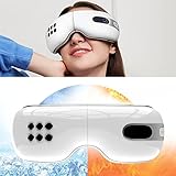 👍【4 Massagemodi】:Nur ein Schalter vier Modi.Dynamischer Modus:zum Kneten der Akupunkturpunkte um die Augen und Anpassen des Luftdrucks gemäß Ihrer Referenz;warmer Modus:fördert die Durchblutung und Muskelentspannung um die Augen;Kühlmodus:Verengen Sie die Blutgefäße und lindern Sie Schwellungen um die Augen;Automatischer Modus:Erzielen Sie abwechselnd heiße und kalte Kompressen, um die Augenbelastung zu maximieren.Sie können je nach Bedarf verschiedene Massagemodi für die augenmassagebrille.
