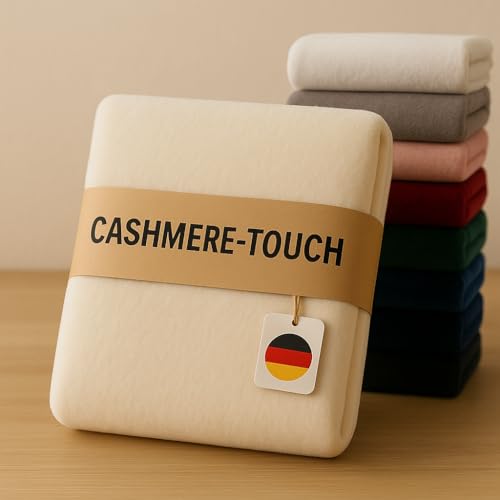 Kuscheli® - warme Spannbettlaken aus Cashmere-Touch Stoff -...