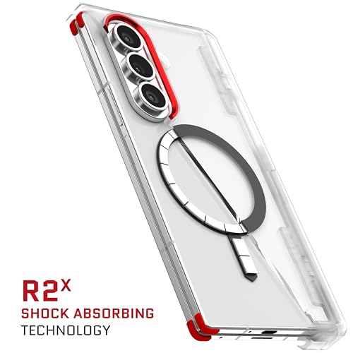 Image of Ghostek Covert Clear Galaxy Z Fold 7 Case with Built-in Kickstand, MagSafe and Full Hinge Protection Designed for 2025 Samsung Galaxy Fold7 (8 inch) (Clear)