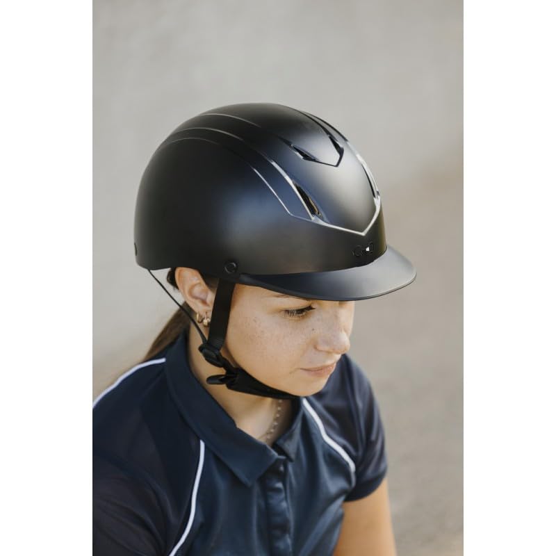 EKKIA Riding World Reithelm Topy schwarz