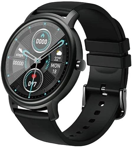 Mibro Air Smart Watch bluetooth 5.0 IP68 WaterProof HD touch Screen Metal Slim Body Android IOS Black