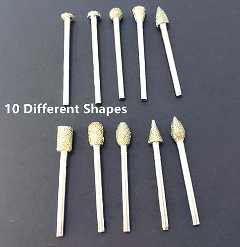 Set de 20 fresas diamantadas para grabado y pulido miniatura 4