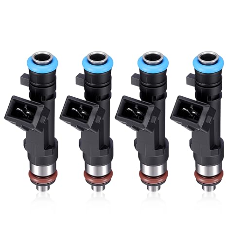 Fuel Injectors Set of 4 Fit for Chevrolet Cruze 2011-2015, Cruze Limited 2016, Sonic 2012-2016 2018, Trax 2013-2016 & Fit for Buick Encore 2013-2015 2017-2019, L4 1.6L, Replace# 0280158205 FJ1150