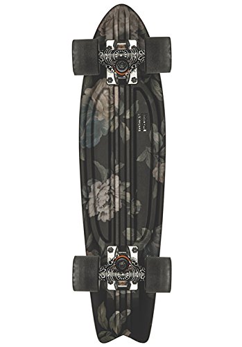 GLOBE Skateboards GLOBE Bantam Graphic ST Cruiser Complete Skateboard, Black Roses, 23