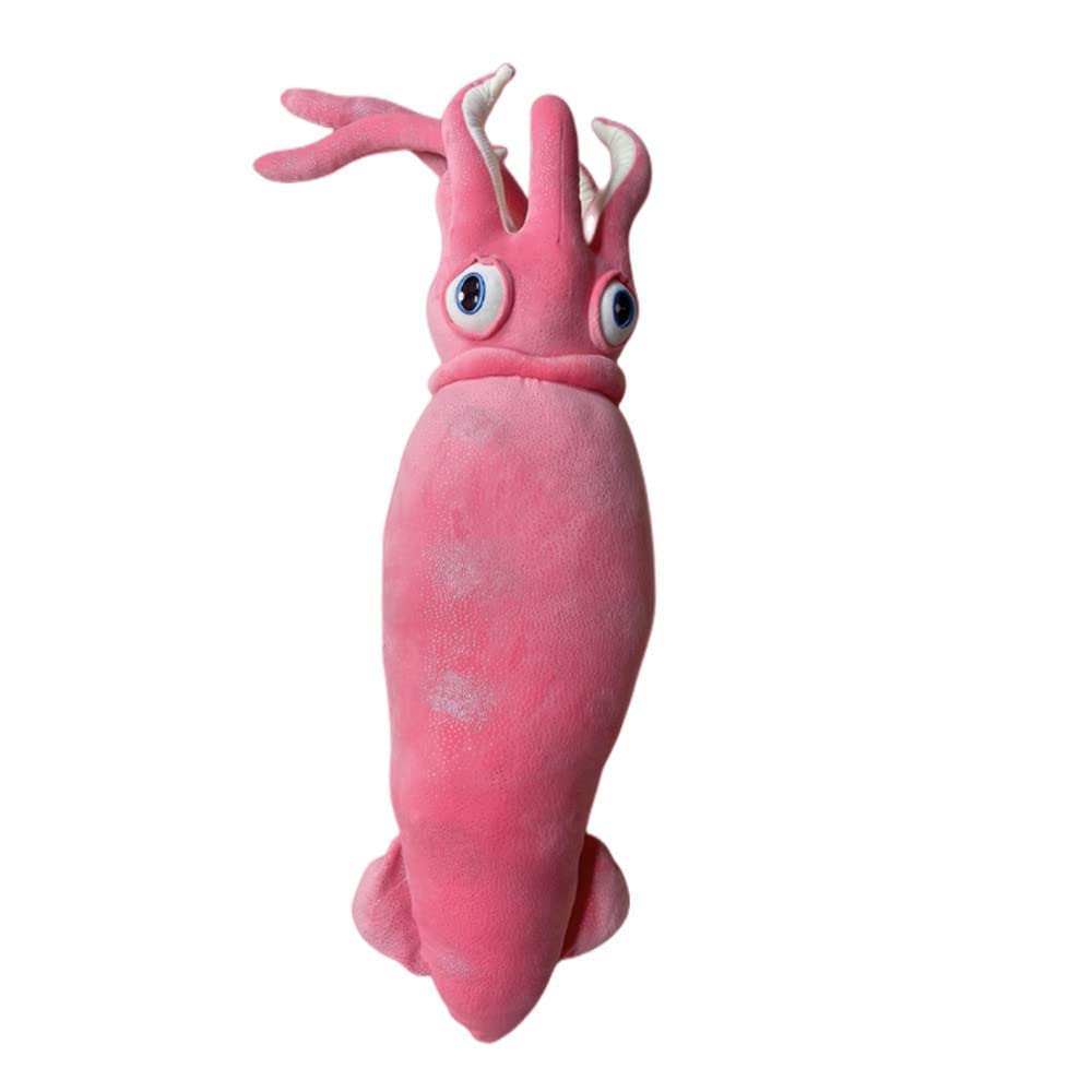 DongAi 39.4" Squid Plush Toy，Giant Squid Stuffed Animal Plush Toy，for Party Decoration, Children's Day, Birthday Party (Pink)