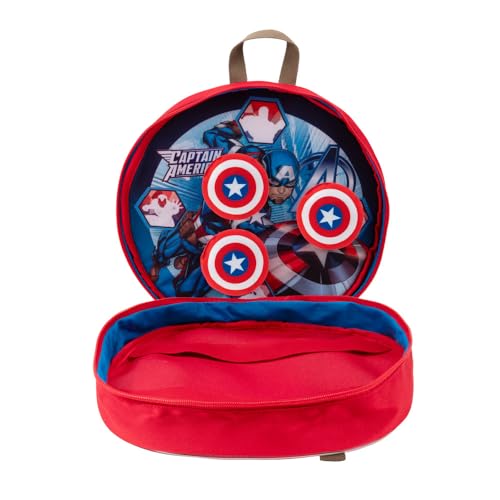 Disfraz Marvel Capitán América con máscara y escudo miniatura 5