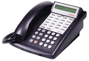 Paquete de 5 teléfonos Avaya Partner 18D negro miniatura 1