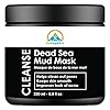 My Organic Zone Dead Sea Mud Mask for Face and Body - Best Facial Cleansing Clay for Blackheads, Whiteheads, Acne and Clogged Pores | Hydrates Skin & Improves Oily Skin (250g./8.8oz.) (Single)