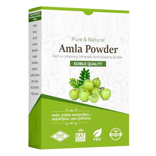 Poudre d'amla pour cheveux et visage sachet de 250g pure et naturelle