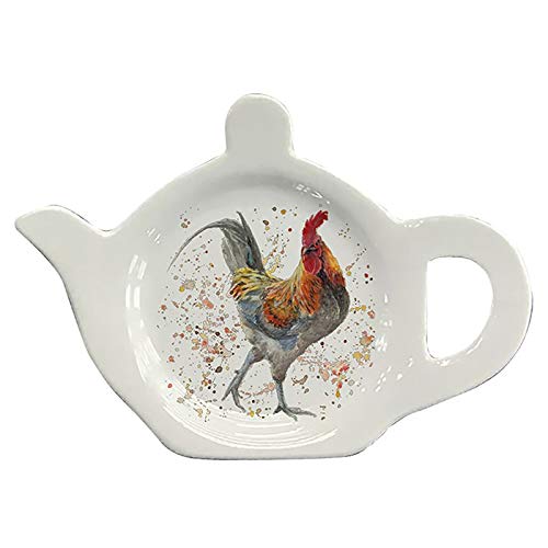 Teabag Tidy Rest for Used Tea Bags Pretty Design by Bree Merryn (Carl Cockerel), BRE0046