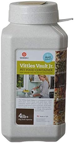 Vittles Vault Airtight Square Pet Food Container Holds 4-6 lbs - 5.5" L x 5.5" W x 11.25" H