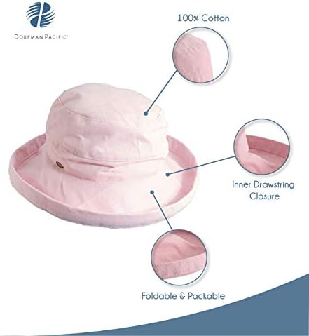 Scala Women's Medium Brim Cotton Hat 
