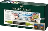 Faber-Castell Albrecht Durer Watercolor Markers - Urban Sketching - Wallet of 5, Watercolor Brush Markers