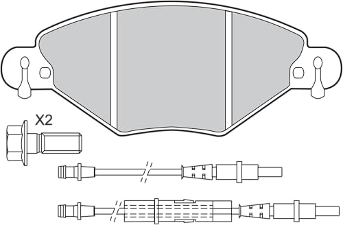 Kit Pastiglie Freno, Freno A Disco Valeo 598419 - 2