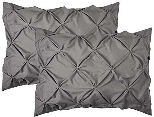 Elegant Comfort 2-Pack Sham Set Pinch Pleat Design, 1500 Premium Hotel Quality Microfiber, Stylish...