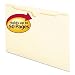 Smead(R) Manila File Jackets, Single Top, Flat, Legal Size, Box Of 100