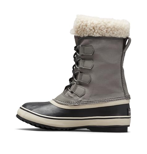 Sorel Damen Winter Carnival Boot WP wasserdichte Schneestiefel, Quarry, Black, 42 EU