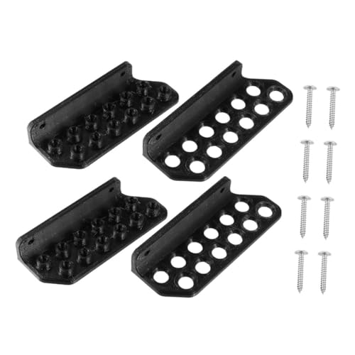 LIOOBO 2 Pairs Arrow Display Stand Fletching Jig Arrows for Compound Bows Lighted for Arrows Switch Wall Mount Car Wall Mount Recurve Practice Arrows Black