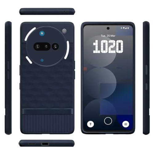 Image of Shockproof Case for Nothing Phone (3a) 5G | Full Camera Protection | TPU Flexible Back Cover for Nothing Phone (3a) 5G (Steel Blue)
