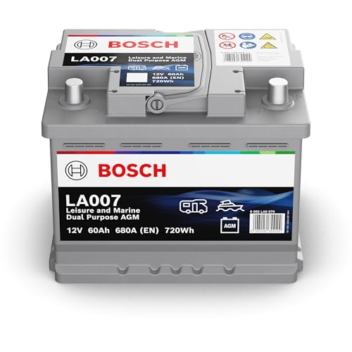 BOSCH Batteria BOSCH Batteria 60, Ah 680, A/EN 0 092 LA0 070 L 242mm B 175mm H 190mm
