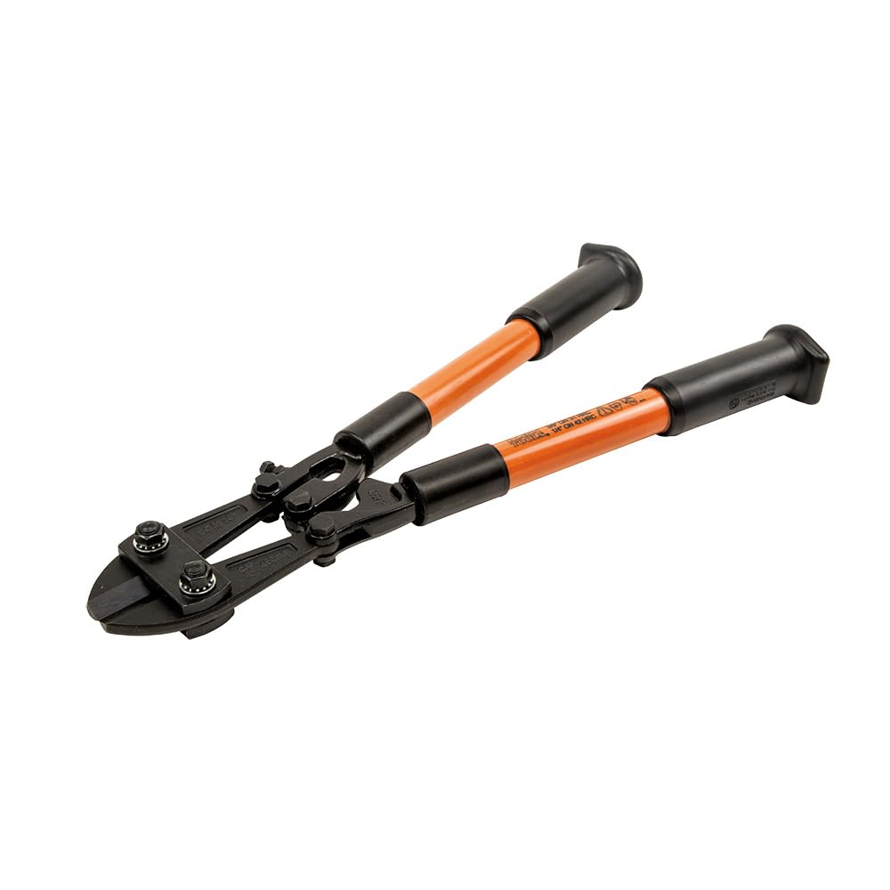 Bolt Cutter, Fiberglass Handles, 46 cm Klein Tools 63118, Orange / Black, 18-inch - Image 4