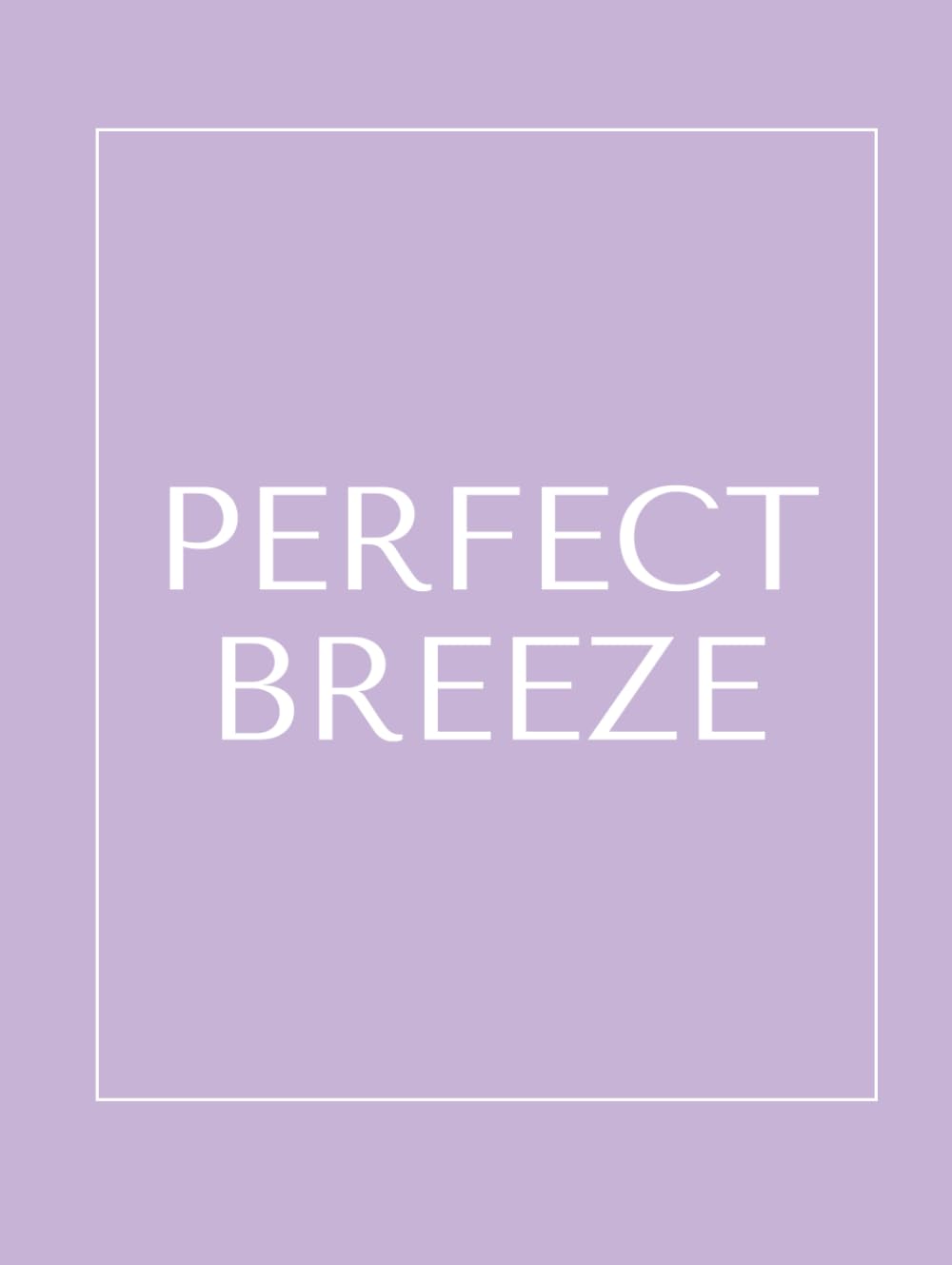 Livre de decoration Perfect Breeze pour embellir une table basse ou une bibliotheque vide