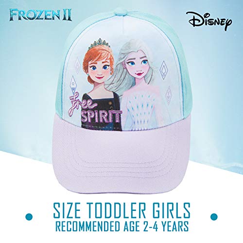 Disney Frozen 2 Toddler Girls Elsa and Anna Baseball Cap - Age 2-44