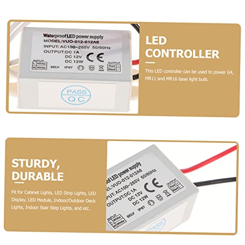 OSALADI 4 Unidades De Driver De LED Adaptador De LED Dc Para Luzes De Tira Plugue De LED Conversor D