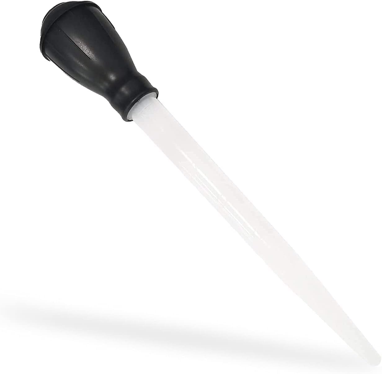 Turkey Baster,30ML Heat Resisting Strong Suction Meat Baster,Suitable for Meat, Beef, Chicken,Barbecue,Roasting,Fish Tank Cleaning,Plant Watering,Thanksgiving (Black,Plastic)