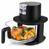 ARLIME Glass Air Fryer with Steam Frying Mode, 4.7 QT/4.5L Capacity