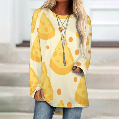 Women's Casual Loose Long Sleeve Shirts Blouses2