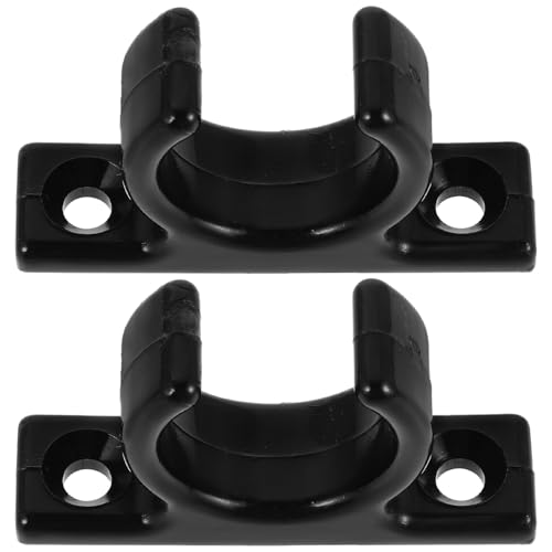 NIYANGLE 2 Piezas Clips Barco y Soporte para Bichero, Resistentes al Desgaste, de Nailon Duradero, Diseño Compacto y Portátil, Instalación Rápida, Adecuado para Kayakistas y Deportes
