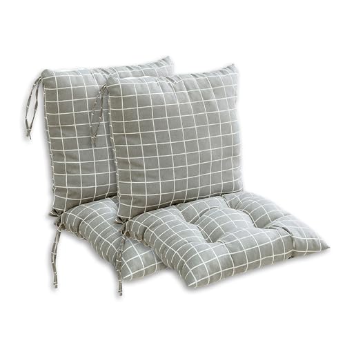 Generico Set di 2 Set di Cuscini per Sedia con