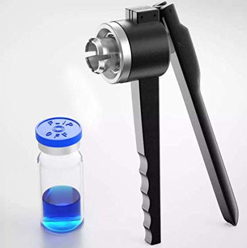 Miniatura 2 de Ks-Tek 1 unids 0.787 in manual crimpadora vial penicilina taponadora glándula abrazadera penicilina botella capper