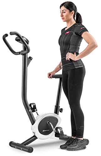 Hop-Sport Heimtrainer Fahrrad HS-010H Rio - Ergometer für Zuhause mit praktischem Trainingscomputer & verstellbarem Sitz, bis 120 kg belastbar, stabiler & platzsparender Hometrainer (Weiß) Hop-Sport Heimtrainer Fahrrad HS-010H Rio - Ergometer für Zuhause mit praktischem Trainingscomputer & verstellbarem Sitz, bis 120 kg belastbar, stabiler & platzsparender Hometrainer (Weiß)