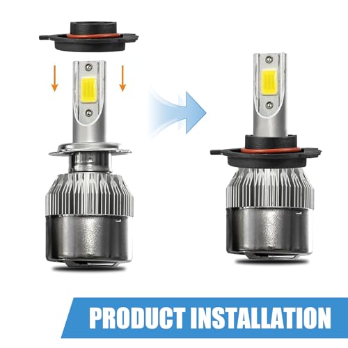 yorpyep 2 PCS Car H4 LED Light Adapter Base, Snap-on Waterproof and Shockproof Bulb Retainers, Bulb Mounting Adapter Sockets Retainer Holder, Universal for Most Cars, Trucks, SUVs (Black) - Thumbnail 4