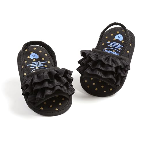 Image of Infant Baby Boys Girls Summer Sandals Party Wedding Dress Flats Shoes Newborn Crib Shoes First Walkers Prewalkers 0-18 Months