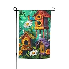 Colorful Aviary Birds And Daisies1