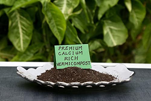 Shehri Kisaan® Calcium Rich Vermicompost 5kg Earthworm Castings | Complete Plant Food Enriched with Organic Growth Booster Granules | Calcium Vermi Compost Manure Fertilizer for Plants