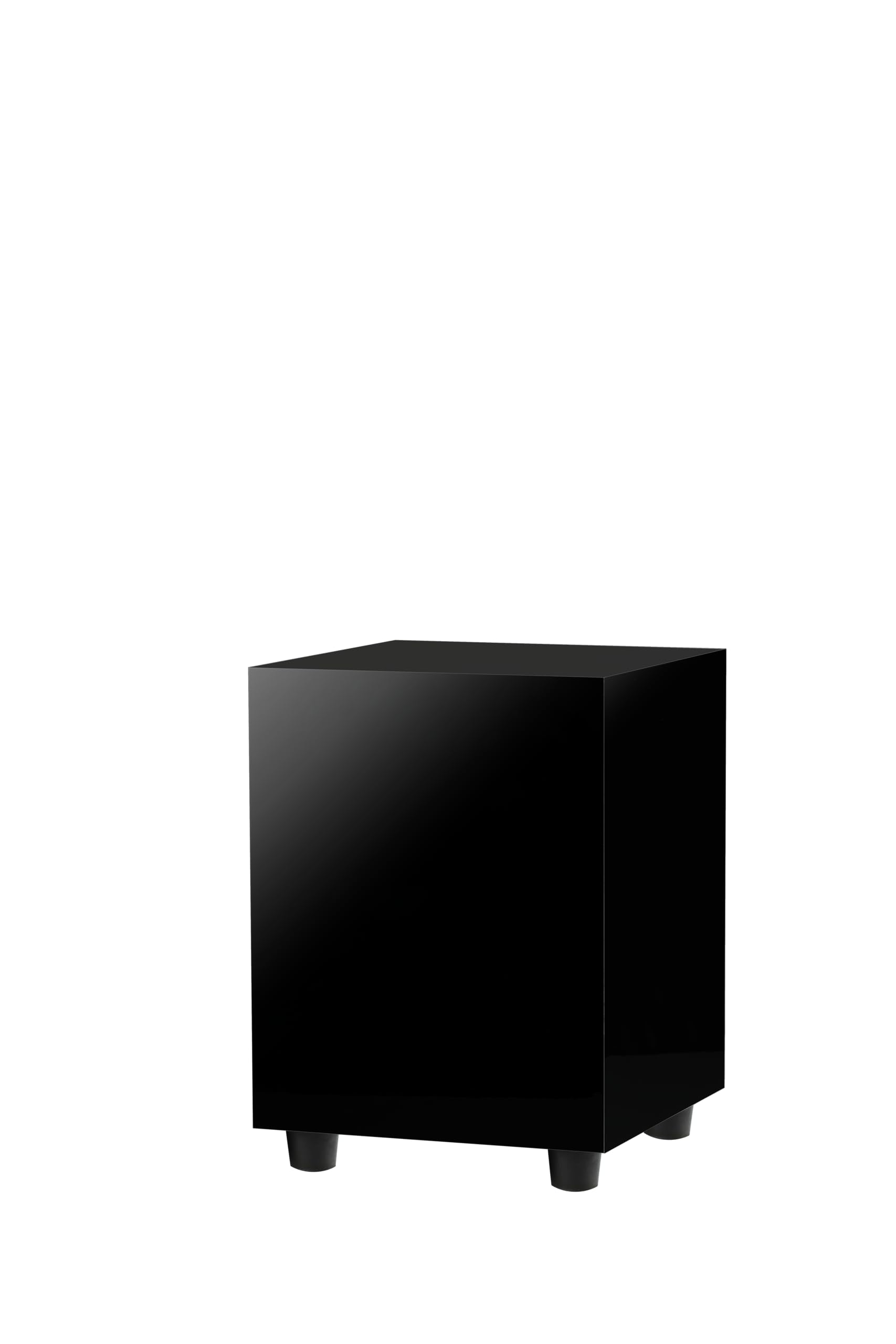 Pro-Ject Sub Box 50 E, kompakter aktiver Subwoofer mit Low und High Level Input, 100W (Schwarz)