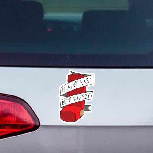 Sticker voiture résistant It Ain't Easy Bein' Wheezy 2 autocollants multi-supports - 5