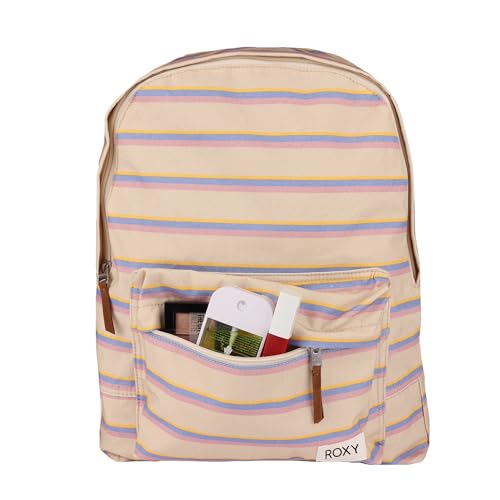 Roxy Women's Sugar Baby Backpack | Travel | Vacation | Everyday Carry | 14L Capacity | Padded Straps, Banana Stripe, One Size3